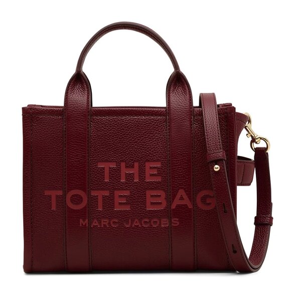 Marc Jacobs Handbags - MARC JACOBS The Leather Small Tote – Cherry